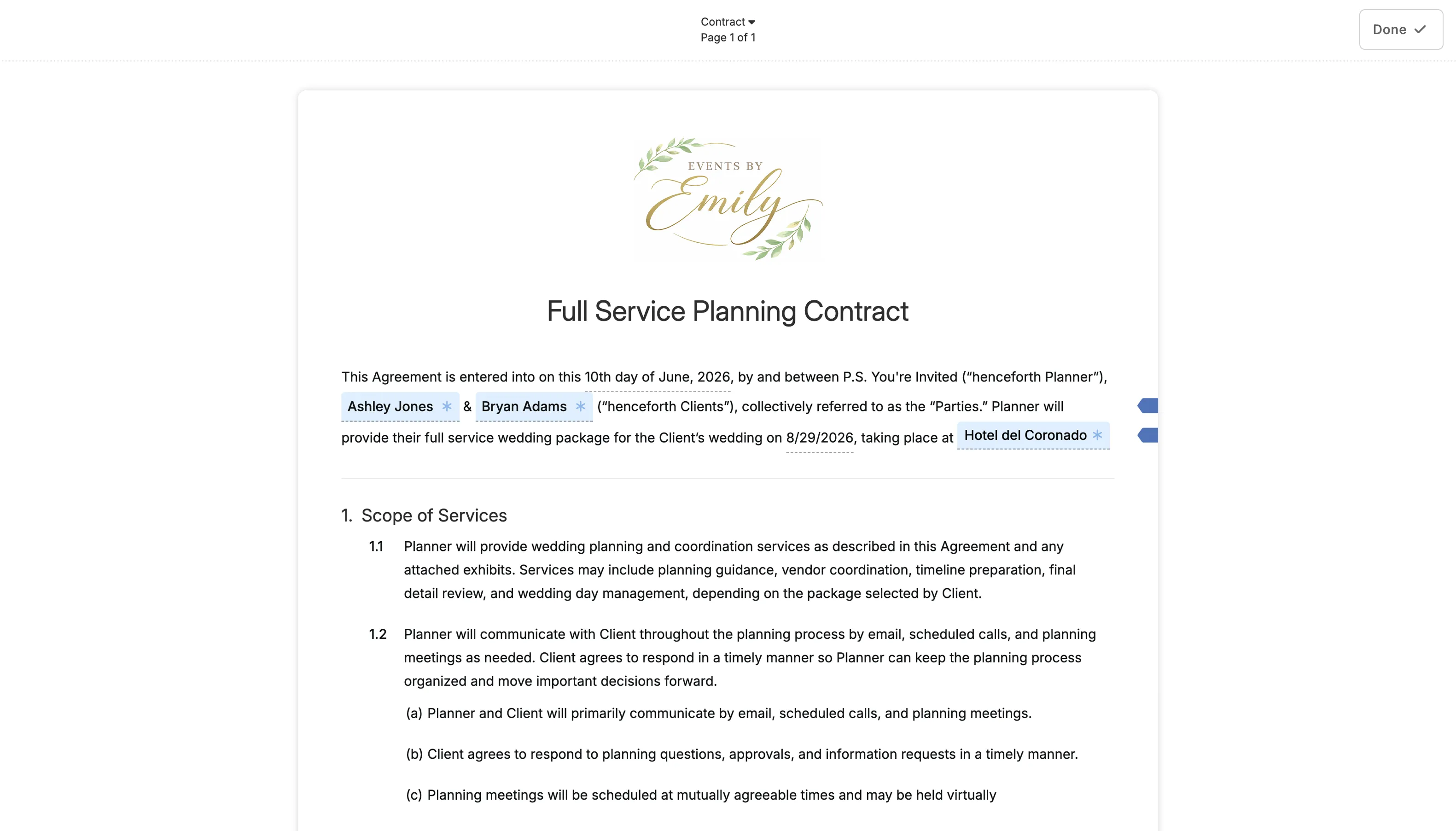 Planpage marketing hero