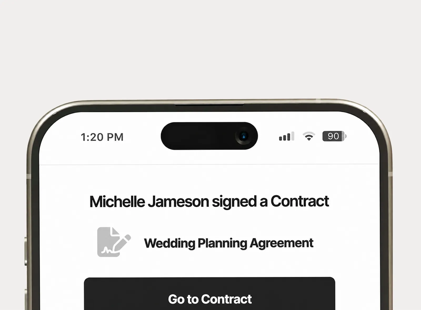 Stay notified as clients engage