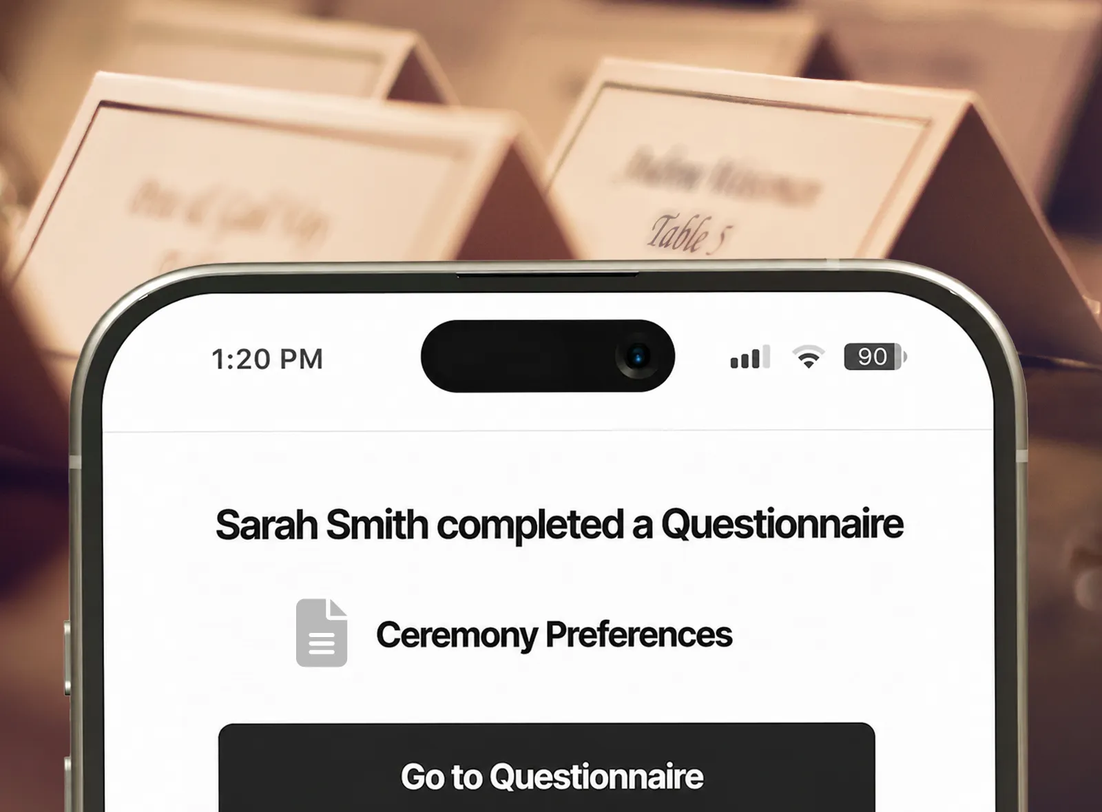 Get notified as clients respond
