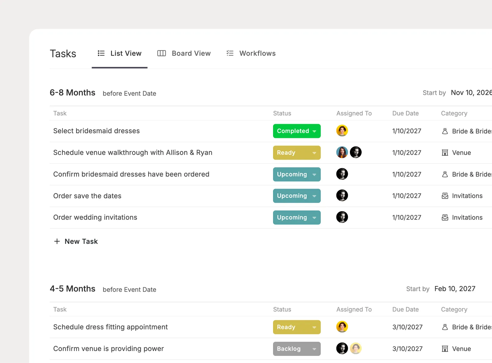 Scan the details in list view